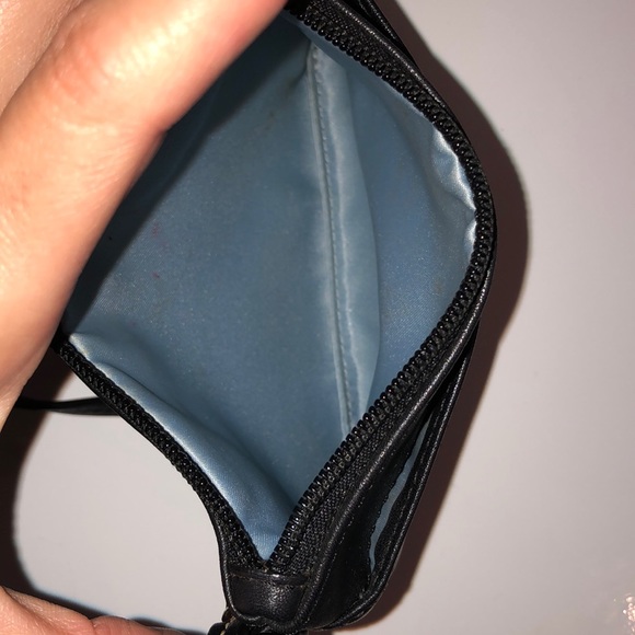 Coach Black Leather Wristlet - Picture 3 of 5